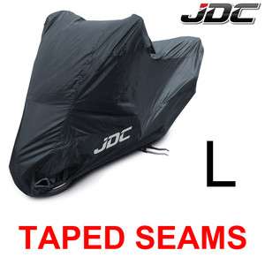 JDC MOTORCYCLE Cover Black 100% WATERPROOF LARGE  