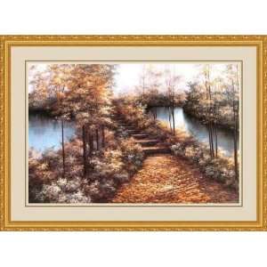  Autumn Leaves by Diane Romanello   Framed Artwork