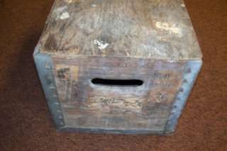 Vintage1941 Anheuser Busch Wood Box Held 24 12oz Bttles  