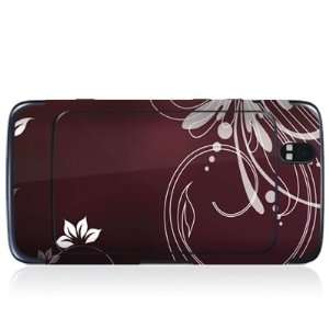   Rueckseite ohne Logocut   Mahagoni Blumen Design Folie Electronics