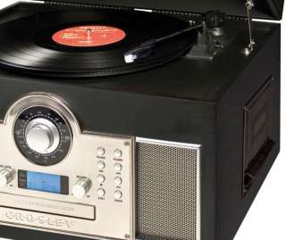   CR2413A Record Player Turntable, Radio, Cassette, CD Recorder  