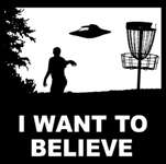 Want To Believe T Shirt * X Files, Disc Golf, Funny  