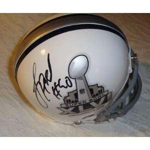  Autographed Jason Pierre Paul Mini Helmet   Super Bowl 