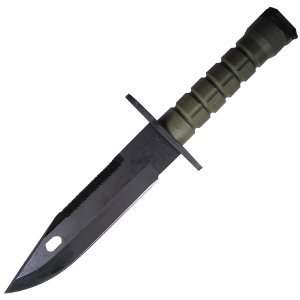  Ontario   M9 Bayonet With Scabbard, Green Sports 