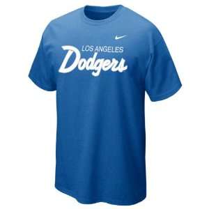  Los Angeles Dodgers Royal Heather Nike Slidepiece T Shirt 