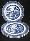 Johnson Brothers WILLOW BLUE 2 Dinner Plates+ VINTAGE
