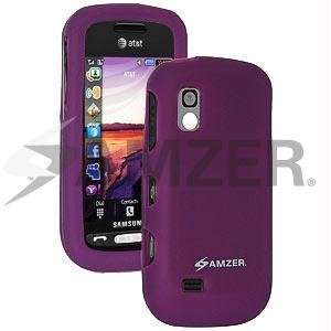  Amzer Silicone Skin Jelly Case   Purple Cell Phones 