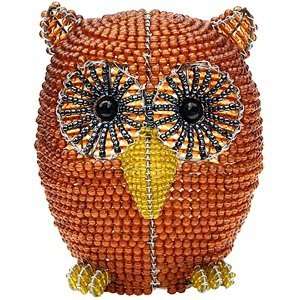  Owl Glass Beaded Luminary