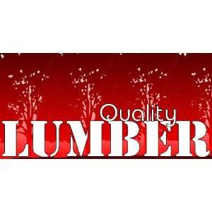  3x6 Vinyl Banner   Quality Lumber 