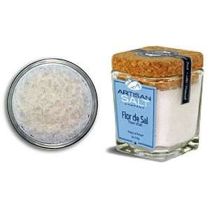 Flor De Sal Artisan Cork Jar 5 Oz  Grocery & Gourmet Food