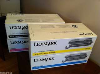 Genuine Lexmark C910 / C912 12N0771 12N0768 Toner Cartridge  