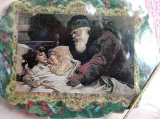 LOVELY VICTORIAN Father Christmas SANTA LETTER SLEEPING CHILDREN 