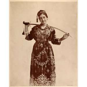  1893 Chicago Worlds Fair Portrait Jewish Woman Dancer 