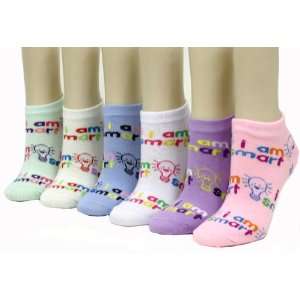 Smart Socks Low Cut Ankle Socks (6 pack)   Womens Low Cut Socks (Size 