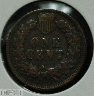 1874 USA 1 Cent Small Cent VF 20 Indian Head *Cleaned  