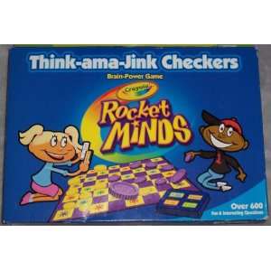  Crayola Think ama Jink Checkers, Brain Power Game (Rocket 