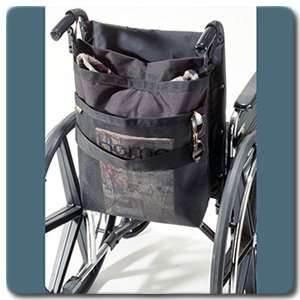  Wheelchair Back Tote   Nylon Wheelchair Accessory Health 