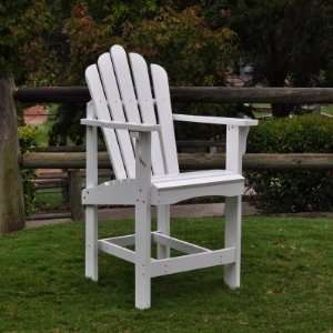  Cedarwood Westport Counter High Chair   White Patio, Lawn 
