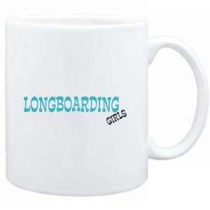  Mug White  Longboarding GIRLS  Sports