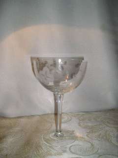 Toscany Crystal Empress pattern 6 1/8 tall glass Wine?  