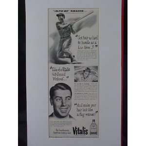 Joltin Joe Dimaggio New York Yankees AL Home Run King 1947 Vitalis 