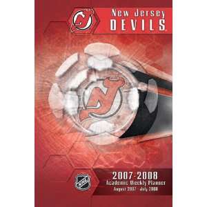  New Jersey Devils 2007 08 5 x 8 Academic Weekly Assignment 
