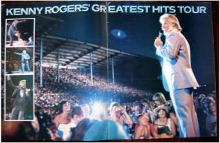 KENNY ROGERS ~ 1981~ LIVE IN CONCERT Tour Program Book  