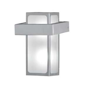Eglo Lighting 88112A Linares Outdoor Wall Lighting in Silver And Satin