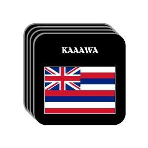  US State Flag   KAAAWA, Hawaii (HI) Set of 4 Mini Mousepad 