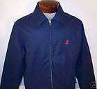 Warm MICKEY MOUSE Jacket DISNEY WORLD M blue zipper front with lining 