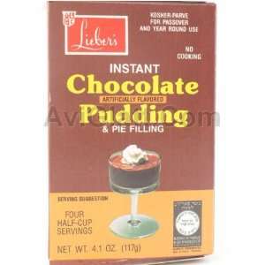 Liebers Instant Chocolate Artifical Flavor Pudding & Pie Filling 4 oz