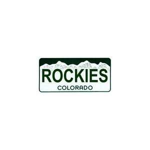  Colorado State Background License Plates Rockies Plate Tag 
