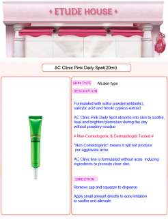 ETUDE HOUSE]AC Clinic Pink Daily Spot(20ml)  