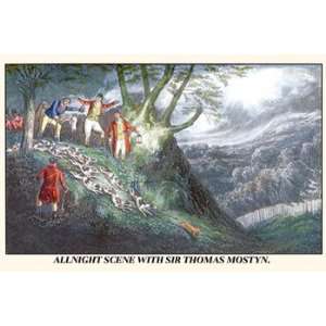  All Night Hunt with Sir Thomas Mostyn   Poster by Henry 