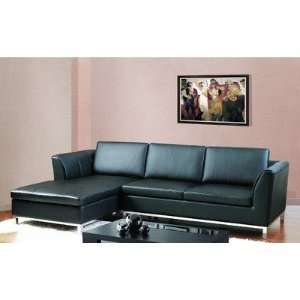  DG Casa 3570 LFC BLK Monaco Sectional Furniture & Decor