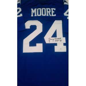Lenny Moore Signed Indianapolis Colts Jersey