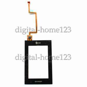 New OEM Sharp FX At@t Touch Screen Digitizer Black  