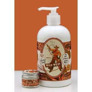 Dolce Mia Wild West Cowboy Leathery Western Shea Butter Natural Lotion 