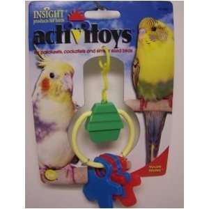   House Mates Bird Toy for Keets and Tiels Assorted Colors