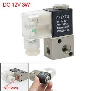  Amico DC 12V 250mA 2 Positions 3 Ways Pneumatic Solenoid 