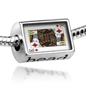 Beads King of Diamonds   King / card game   Pandora Charm & Bracelet 