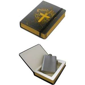  The Good Book Hidden Bible Flask