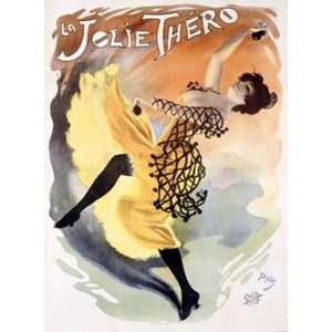 Vintage PAL   La Jolie Thero Giclee on acid free paper  