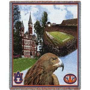  University of Auburn Eagle Collage Throw