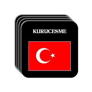  Turkey   KURUCESME Set of 4 Mini Mousepad Coasters 