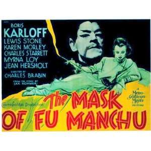  The Mask of Fu Manchu Movie Poster (11 x 17 Inches   28cm 