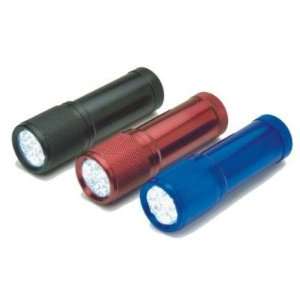 12 Pack Titan Tekz 11049 9 LED Mini Flashlight (Red, Blue 