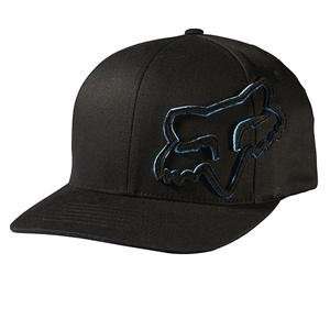 Fox Racing Longo Flexfit Hat Black/Blue XXL (Hats 