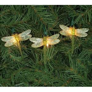   Of 10 Green Dragonfly Patio Or Garden Novelty Lights