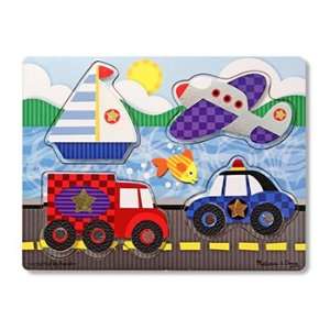  Vehicles Touch & Learn Puzzle Toys & Games